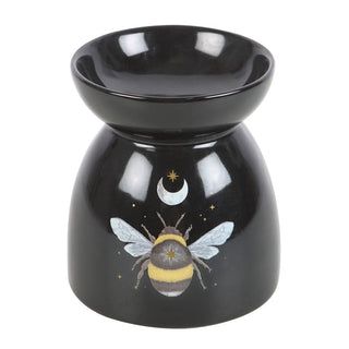 Waxbrander wesp zwart