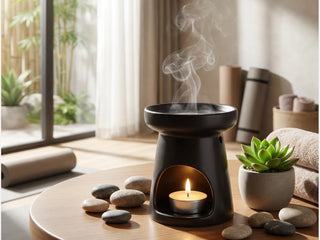 Waxbrander mat zwart