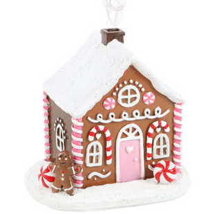 Peperkoek huisje kerst wierrook kegels