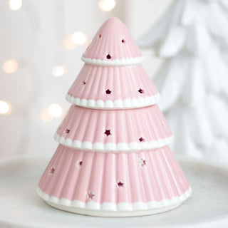 kerstboom waxbrander roze