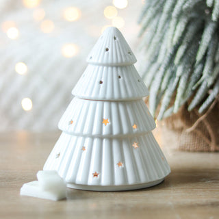 kerstboom waxbrander wit